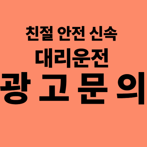 안전 신속 대리운전